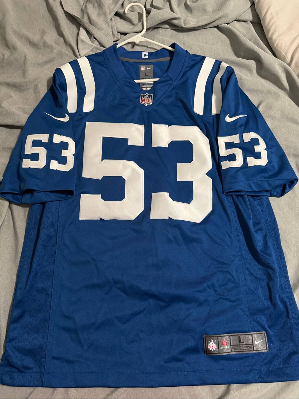 Nike Indianapolis Colts Shaq Leonard men’s L limited jersey